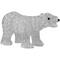 28" Lighted Commercial Grade Acrylic Polar Bear Christmas Display Decoration